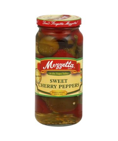 Mezzetta Cherry Peppers Sweet 16.0 OZ(Pack of 4)