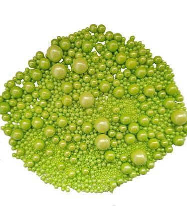 Edible Green Pearl Sugar Sprinkles 120g | Cake Decoration for Birthday Halloween Thanksgiving Christmas & Parties - Buy Online on SooperMarket.com