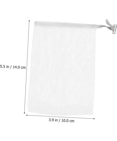 CANIGHT 8pcs Soap Mesh Bag Soap Foaming Bags Exfoliating Net Bag Facial Cleansing Net Dark Grey Fabric 14x10cm Dark Grey - Buy Online on SooperMarket.com