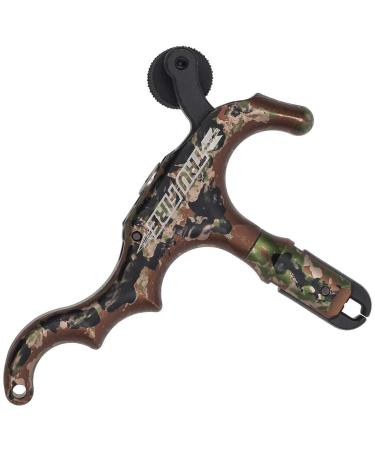Tru-Fire Edge 4-Finger Hand Held Bow Release Aluminum Camo