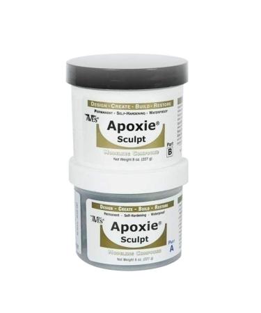 Aves Apoxie Sculpt - 2 Part Modeling Compound (A & B) - 1 Pound, Natural