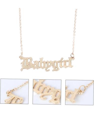 OATIPHO crystal necklaces decoration neck Valentine's day necklace clavicle chain baby girl Fashion gem - Buy Online on SooperMarket.com