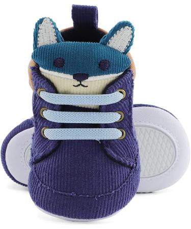 LACOFIA Baby Boys 3D Animal Sneakers - Infant Anti-Slip Soft Sole First Walking Shoes (3-6 Months, Blue) - Buy Online on SooperMarket.com
