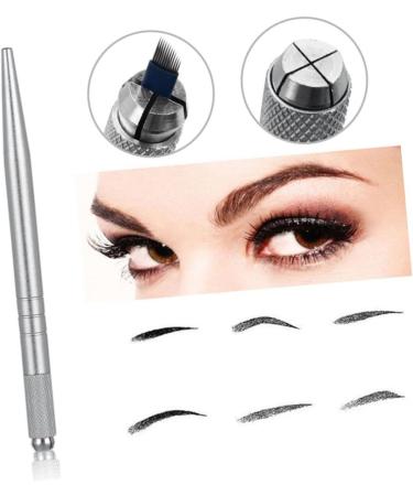 Baluue 1pc Embroidered Eyebrow Pencil Eyebrow Pen Pen Silver Permanent Eyebrow Pen - Buy Online on SooperMarket.com