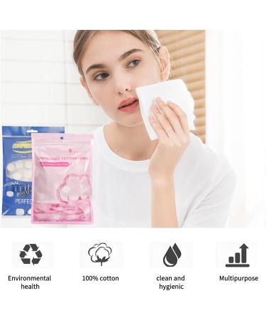 SimPolor 200 Compressed Towels - Portable Disposable Mini Toilet Paper Tablets for Travel Camping and Beauty - Blue & Pink - Buy Online on SooperMarket.com