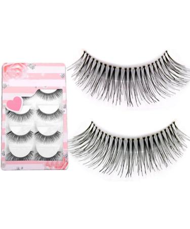 Bluelans 5 Pairs Long Fake Eye Lash False Eyelashes Extension Makeup - Buy Online on SooperMarket.com