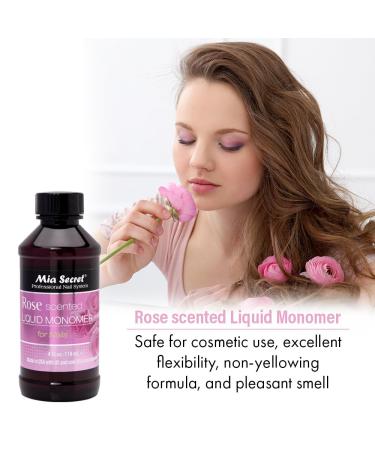 Rose Scented Liquid Monomer 4 oz - Premium Nail Supply for International Shipping - Buy Online on SooperMarket.com