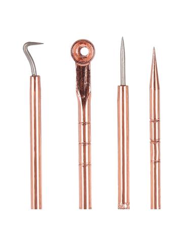 Acne Needles Set - 4Pcs Stainless Steel Blackhead & Blemish Removal Tools | Effective Pimple Solutions - Buy Online on SooperMarket.com