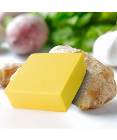 Organic Ginger Soap (2 Pack) - Weight Loss & Blood Circulation Support for Face and Body - Buy Online on SooperMarket.com
