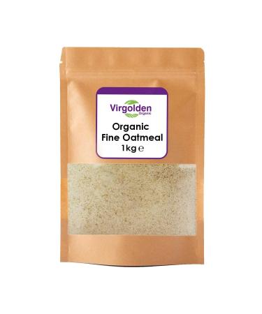 Organic Fine Oatmeal 1kg by Virgolden Organic