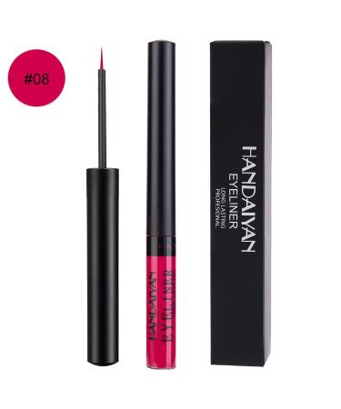 DekRion Liquid Eyeliner | Matte Colored | Waterproof High-Pigment | Pink-Purple - 1PC - Buy Online on SooperMarket.com