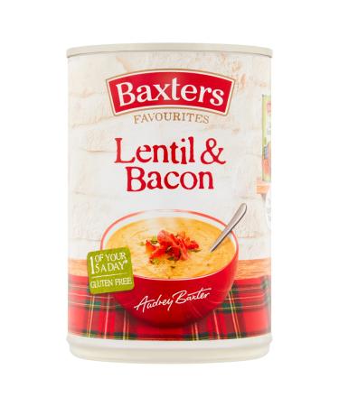 Baxters Favourites Lentil & Bacon Soup 400g