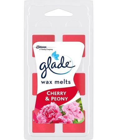 Glade Wax Melts Refills - Cherry & Peony Aromatherapy with Essential Oils | 6 Pack for Room Freshness - Buy Online on SooperMarket.com
