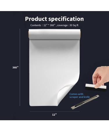 Art3d Adhesive Tile Setting Mat - 12in. X 360in. Double-Sided Tape Sheet for Crafts, Arts, DIY Projects - Damage-Free & Residue-Free - Buy Online on SooperMarket.com