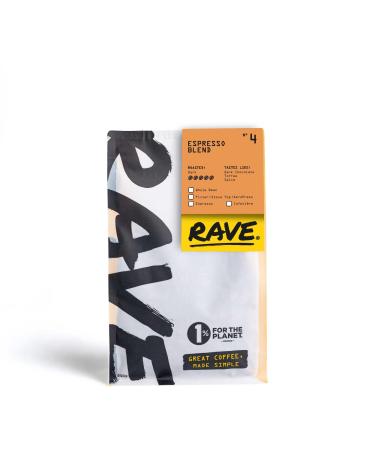 Rave Coffee - Espresso Blend N 4 Cafeti re Grind Freshly Roasted Ground Coffee 250g