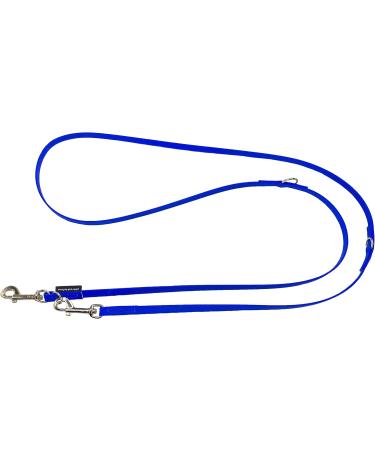 Buy Biothane Dog Leash for Small & Large Dogs - Adjustable Lengths 2m to 5m Durable 16mm Blue with Silver Hook - Buy Online on SooperMarket.com