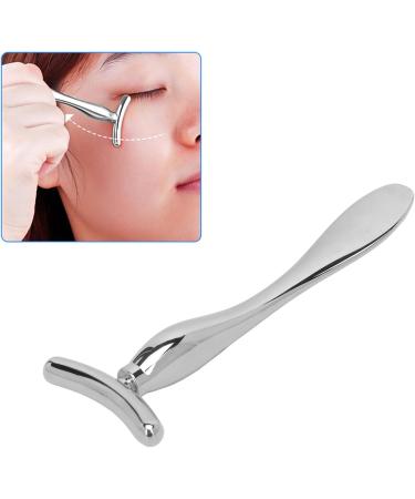 Eye Cream Scoop Stick - T Shape Zinc Alloy Applicator & Massager for Facial Anti-Aging Silver - Buy Online on SooperMarket.com