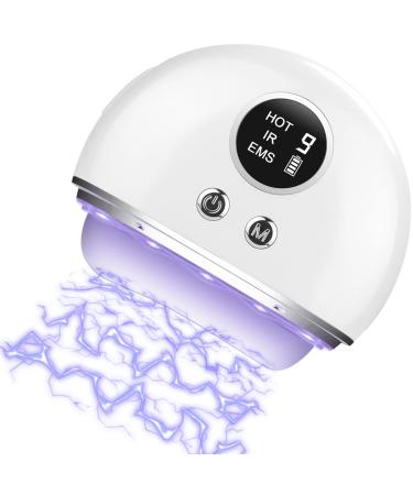 SHTALHST Gua Sha Red Light Therapy Electric Gua Sha Facial Tools 4 in 1 Portable Neck Face Massager 9-Level Heated Face & Neck Beauty Device for Women White