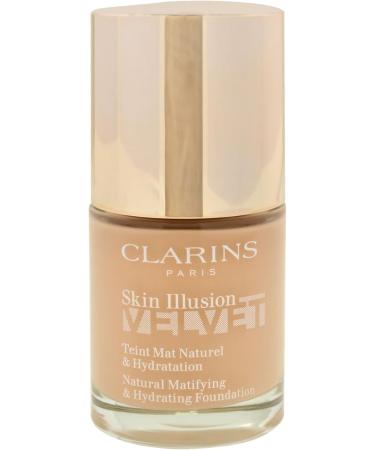 Skin Illusion Velvet Foundation - 106N Vanilla by Clarins for Women - 1 oz Foundation - Buy Online on SooperMarket.com