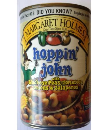 Margaret Holmes Hoppin' John with Blackeye Peas Tomatoes Onions & Jalapenos 14.5 Oz (Pack of 3)