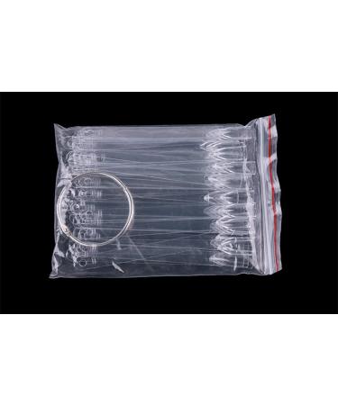 2 Set Fan-shaped Nail Art Display Sticks | 100 Tips | Nail Polish Color Sample Sticks Display Board with Metal Ring Holder - Perfect for Nail Art & Home DIY (Clear) - Buy Online on SooperMarket.com