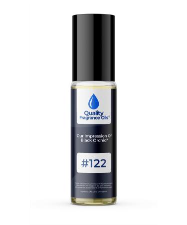 Quality Fragrance Oils' Impression #122 Inspired by Black Orchid (10ml Roll On) Black Orchid Impression #122 0.34 Fl Oz (Pack of 1)