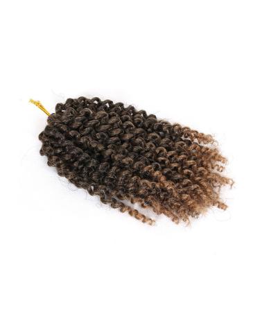 Buy 3 Packs Eunice Hair Marlybob Kinky Curl Hair Extensions - 8 Inch Crochet Braids (1B 27) - Curly Corrugated 20.32 cm for International Shipping - Buy Online on SooperMarket.com