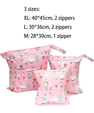 EGURS 3-Piece Diaper Bag Set with Reusable Wetbag & Organizer - Rainbow Horse Design for Babies & Accessories - Buy Online on SooperMarket.com