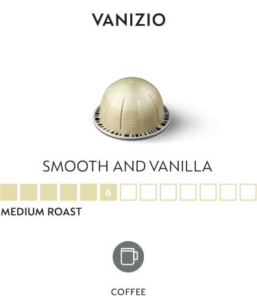 Nespresso Capsules VertuoLine Vanizio / Vanilla Custard Pie Medium Roast Coffee 30 Count Coffee Pods Brews 7.8 oz - Buy Online on SooperMarket.com