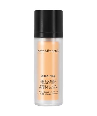 bareMinerals Original Liquid Mineral Foundation SPF 20-08 Light for Women 1 oz Foundation 08 Light 29.57 ml (1Pack)