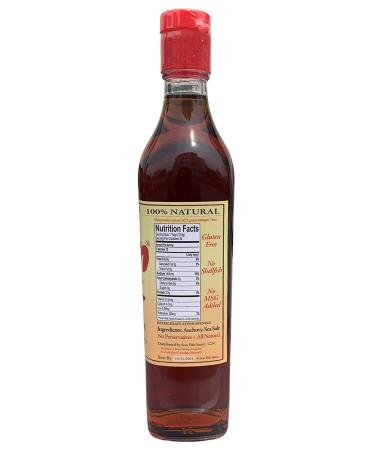 Son Fish Sauce - Premium Vietnamese Artisanal Aged Anchovy Sauce | Gluten-Free, No Shellfish, No MSG | 17.0 oz Bottle | Pack of 2 - Buy Online on SooperMarket.com