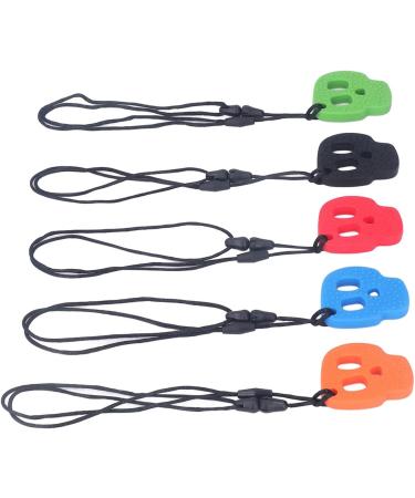 5-Piece Cauhal Chains for Sensory Kids | Silicone Chew Necklaces for Autism ADHD & Anxiety - Supports Oral Motor Skills - Buy Online on SooperMarket.com