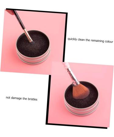 FOMIYES 1 Set Makeup Sponge Tools Colour Brush Makeup Brush Cleaning Tool Cosmetic Sponge Cleaning Cleaner Color off Makeup Brush Eye Shadow Make up Activated Carbon Sponge - Buy Online on SooperMarket.com