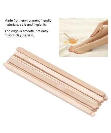 Wooden Wax Applicator Sticks - 100pcs for Home Hair Removal | Best eCommerce Shipping Worldwide - Buy Online on SooperMarket.com