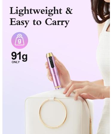 Subay Cordless Rechargeable Nail Drill with 12 Bits - Professional Electric File for Nails, Manicure Pedicure Kit - Gifts for Women and Moms - Pink - Buy Online on SooperMarket.com