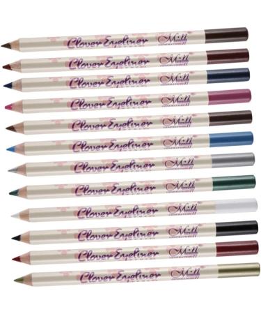 HAPINARY 24 Pcs Eyeshadow Pencil Lip Liner Pencil Eyeliner Pencil for Women Eyeliner Pencil Colours - Buy Online on SooperMarket.com