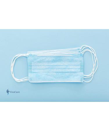 ViraCare 3 Ply Medical Surgical Face Mask Type IIR - 50 Pack | Fluid Resistant, Ear Loop | UK Stock - Buy Online on SooperMarket.com