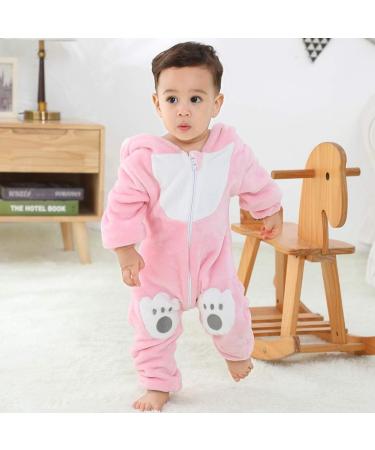 Cooky.D Unisex Winter Hooded Romper Jumpsuit - 12-18 Months - Cat Design - Buy Online on SooperMarket.com