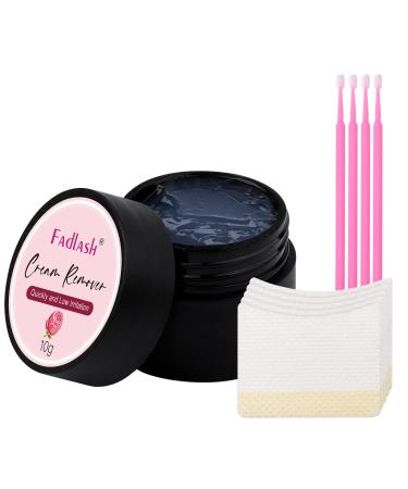 Eyelash Extension Remover 10g Lash Extension Remover Dissolves Powerful for Lash Extensions Lash Glue Remover Low Irritation for Sensitive Skin(Rose) Tasteless 10 Piece Set