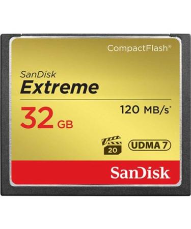 SanDisk Extreme 32GB CompactFlash Memory Card UDMA 7 Speed Up To 120MB/s 2-Pack