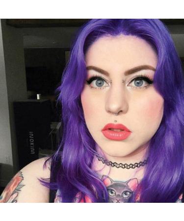 MANIC PANIC Ultra Violet Hair Dye 4 Fl Oz - Vegan Semi Permanent Hair Color - Blue Toned Violet Shade for Men & Women - PPD & Ammonia-Free - Buy Online on SooperMarket.com