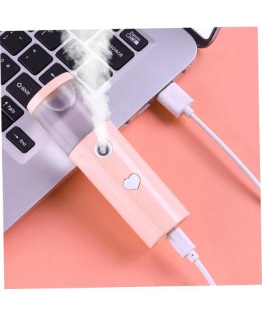 Baluue Facial Humidifier Mini Humidifier Facial Mist Sprayer Skin Moistener Nano Misting Sprayer Abs Pink - Buy Online on SooperMarket.com