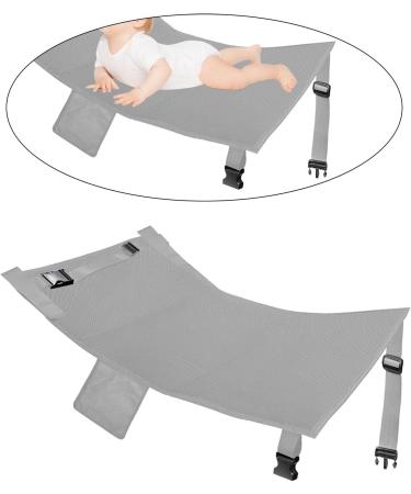 Magideal Compact Children's Aircraft Footrest & Travel Bed - Durable Seat Cover for Toddlers Fits Most Aircraft Seats - Gray 89cm x 54cm - Buy Online on SooperMarket.com