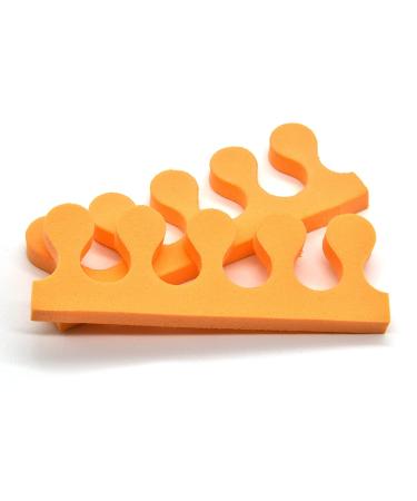 PrettyClaw Foam Toe Separators - 24 Pieces - Nail Polish Toe Spacers in Orange, Gray, Blue - Pedicure Toe Separators for Perfectly Polished Toenails - Buy Online on SooperMarket.com