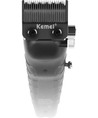 KEMEI 2296 Professional Hair Clippers for Men - Cord/Cordless Hair Cutting Kit & T Blade Beard Trimmer - USB Rechargeable - Black - Buy Online on SooperMarket.com