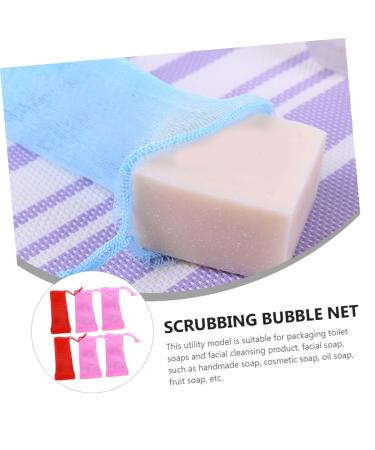 Angoily 6pcs Organic Soap Bag & Pe Bath Ball - Eco-Friendly Bath Accessories for Spa-Like Experience - Buy Online on SooperMarket.com