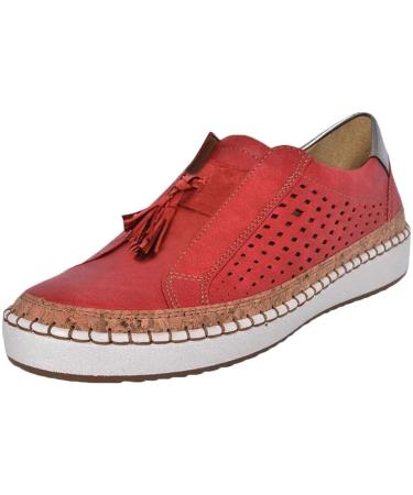 Buy Rytejfes Mulat Ultraplex Sneakers | Women's Indoor Sports Shoes - Green White Red - Slip-On Comfort & Style - Buy Online on SooperMarket.com