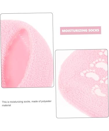 COOLHIYA 1 Set Moisturizing Gloves & Socks spa Gloves Men Essential Oils Hand lotions Men Lotion Hydrating Lotion Mittens for Men Pink Lotion Socks Polyester and Gel Dry Hands Man - Buy Online on SooperMarket.com