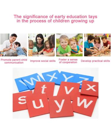 Buy Woorea Montessori Sandpaper Letters - Educational Toys for 3 Year Olds | Early Learning Montessori Toys for Kids - Buy Online on SooperMarket.com