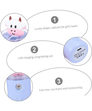 BELLIFFY Moisturizer Aromatherapy Diffuser Travel Humidifiers Cordless Diffuser Blue Plastic Material 10.80X3.80X3.80CM - Buy Online on SooperMarket.com